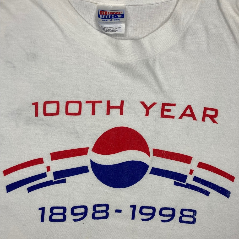 Pepsi 100th Year Celebration Graphic Tee (1998)

Size XL
